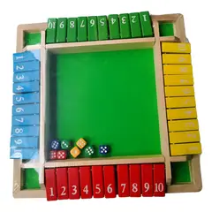 MIELTECH - Juego De Mesa Cierra La Caja Matematica Didacto Madera