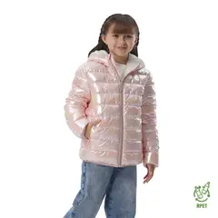 TOTTO - Chaqueta doble faz para Niña Boa Terreo/Blanco