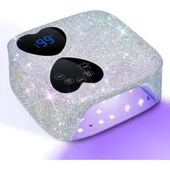 GENERICO - Lámpara de Uñas UV LED Inalámbrica Recargable 80W SUN G10 para Gel Semipermanente