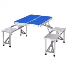 AMERICAN GENERICS - MESA PLEGABLE COLOR AZUL