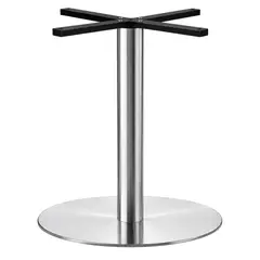 DISTRIONLINE - Estructura Metálica Para Mesa Base Redonda Cromada