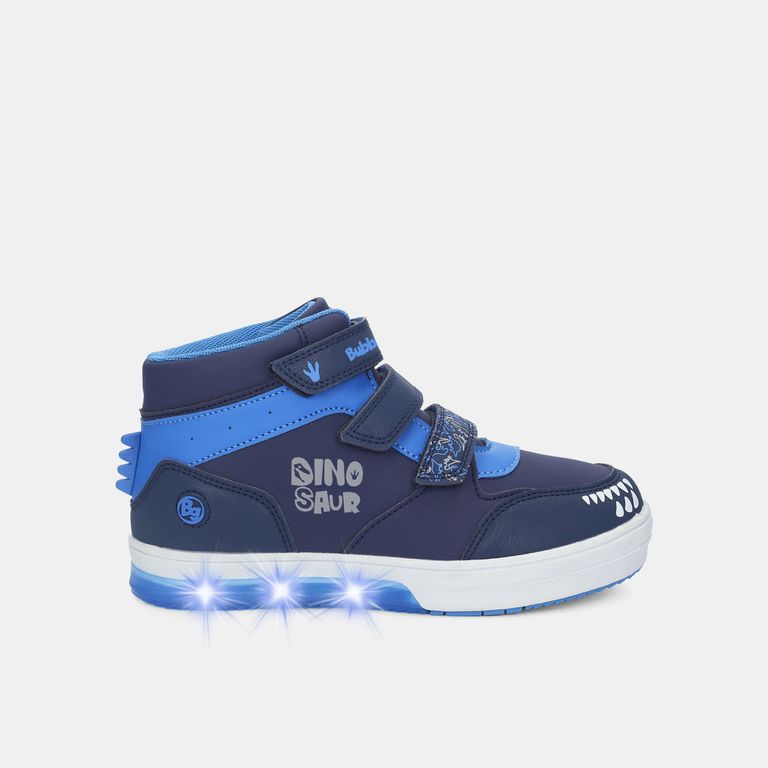 Imagen de Bota Con Luces Para Niño Bubblegummers Azul Neon