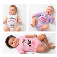 BABY KDS - Set x3 Bodies para Bebé Niña con Mensajes
