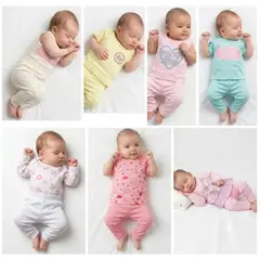 BABY KDS - Semanario para Bebé Niña – 7 Camisas + 7 Pantalones - Talla 0-3 Meses