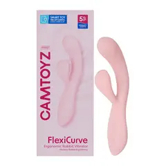 DISTRISEX - Flexicurve Vibrador Rabbit Ergonómico Con APP Camtoyz