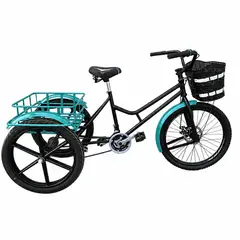 SFORZO - Triciclo Para Adulto Dama Con Llantas Tipo Moto