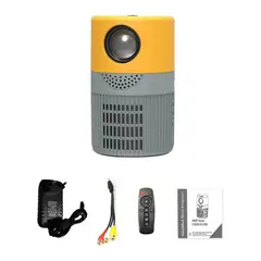 HOMMI - Mini Proyector Led Portátil Hdmi 1080p Multimedia Y500 800 Lumens para Hogar