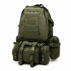 HOMMI - Mochila Bolso Maleta Tactica Militar Camping 50l Impermeable en Poliéster