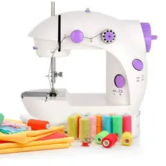 HOMMI - Máquina de Coser Portatil Mini Sewing Machine 4 en 1 Electrica