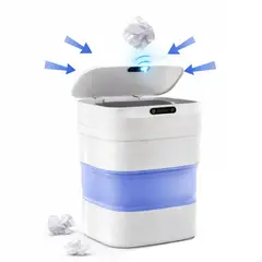 HOMMI - Cesto de Basura Inteligente Sensor Movimiento Plegable