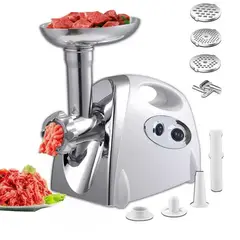 HOMMI - Molino Electrico para Carne Universal Royal 1200w para Hogar