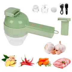 HOMMI - Cortador Picador de Mano Electrico Multifuncional para Hogar