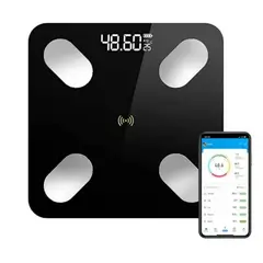 HOMMI - Balanza Digital Inteligente Bluetooth Recargable