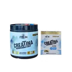 FIT - Creatina Monohidratada 100% Limpia Innova Nutrición x 400 g - 60 Servicios + Sobre de Mano GRATIS