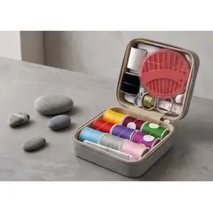GENERICO - Kit De Costura Portátil Con Agujas, Hilos Y Accesorios