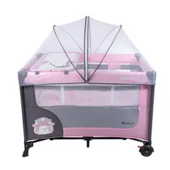 EBABY - Cuna Corral HAPPY DREAM EB 727-2 ROSA
