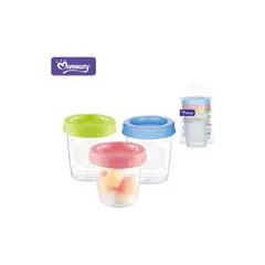 AFM - Vasos Contenedores Leche Porta Comida Bebe Hermeticos Niños X3