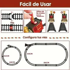 GENERICO - Tren Navideño Eléctrico Luces Sonido Tren Navideño Eléctrico Luces Sonido