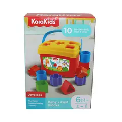 JUGUETELANDIA - JUEGO DE BLOQUES KARAKIDS BALDE CAJA