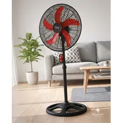 BRITOCHET - Ventilador Abanico Pie 18 Turbo Grill Plástico Ref1801