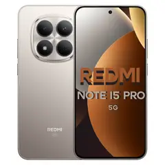 XIAOMI - Celular Redmi Note 15 Pro 5G 256GB/8GB RAM - Gris Titanio