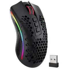REDRAGON - Mouse Gamer Wireless Storm Pro Black M808