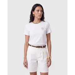 PATPRIMO - Camiseta Para Mujer Manga Corta Blanco #30098308