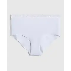 PATPRIMO - Panty Clasico Unicolor  Para Mujer Blanco