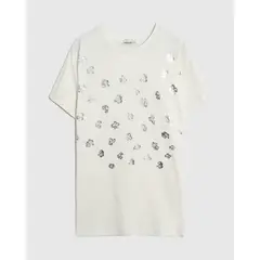 PATPRIMO - Camiseta De Mujer Crema #14098228