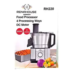 RENAHOUSE - Procesador de Alimentos Profesional 4 en 1