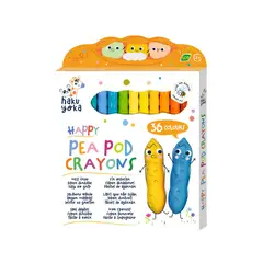 JUGANDO Y EDUCANDO - Crayones De Colores Con Cera 36 Unidades Para Niños