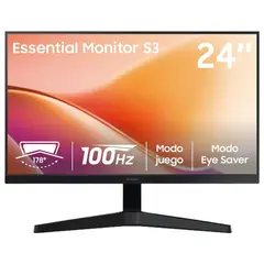 SAMSUNG - Monitor 24 Pulgadas FHD VA 100 Hz 5ms LS24F330 – HDMI