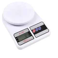 CHINA GLAZE - BALANZA DIGITAL ELECTRÓNICA PARA EL HOGAR, BÁSCULA DE 10 KG / 7 KG / 5 KG / 1 KG, 0,1 G