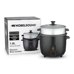 NOBELSOUND - Arrocera Eléctrica 1.8 Litros Antiadherente Para Cocina