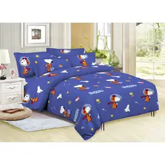 SIRENITAS - Juego de sabanas cama Sencilla Semi Doble Queen King Snoopy Astronauta
