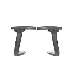 AKIVOY - Brazos Graduables Para Silla De Oficina Negros 3D