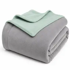 ABRICOL - Cobija Doble faz Cama doble 180x220 cm Gris Menta