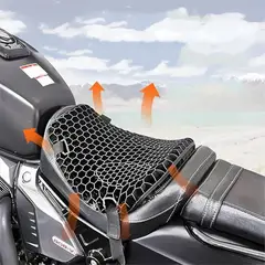 CHINA - COJÍN ASIENTO MOTO GEL SILICONADO