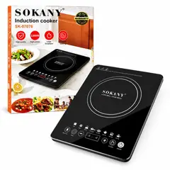 SOKANY - Estufa Eléctrica Inducción 1 Puesto Táctil 1200w 110v
