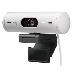 LOGITECH - Cámara Web Brio 500 Full Hd 1080p Webcam - Balnco