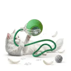 GENERICO - Pelota Gato Interactiva Automatica Recargable Loca Luces