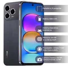 ZTE - Celular Nubia V80 PRO 4G 256GB8+12 GB-NEGRO