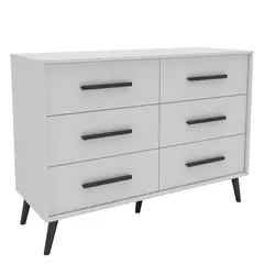 DASH - COMODA 6 CAJONES BLANCO FINLANDIA