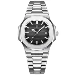 GENERICO - RELOJ PRA HOMBRE ELEGANTE EN ACERO COLOR PLATEADO