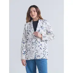 JULIANA SANCHEZ - Blazer Lazos - Marfil