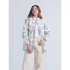 JULIANA SANCHEZ - Chaqueta Love - Marfil