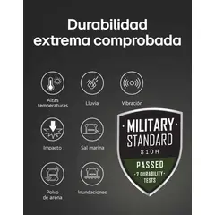 LG - Parlante Portatil Xboom Rock Bluetooth Estándar Militar Rojo