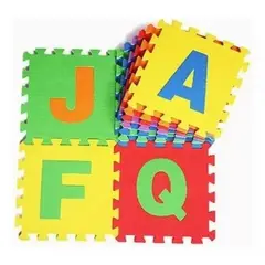 GENERICO - Tapete Juguete Niños Puzzle Letras Fomi Abecedario 10 Unid
