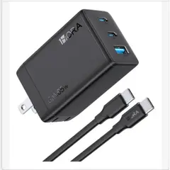 1HORA - Cargador GaN 65W USB-C GAR166