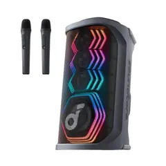 SOUNDCORE - Parlante Bluetooth Portátil Rave 3S LED Karaoke IA 2 Mics Sonido 200W